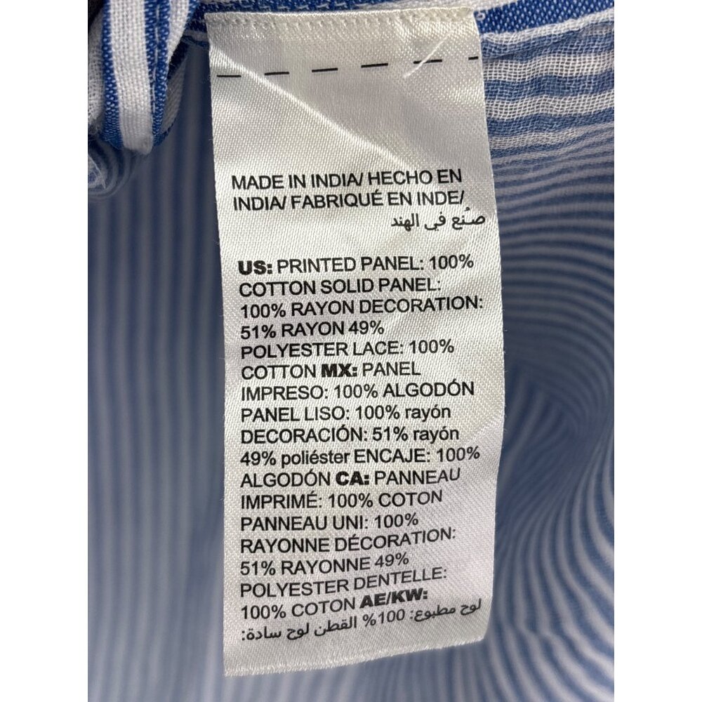 Chico's Patchwork Embroidered Button Blouse Top V… - image 5